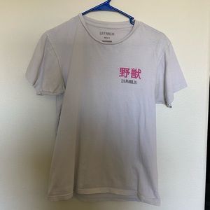 White La Familia Mens Small T-Shirt